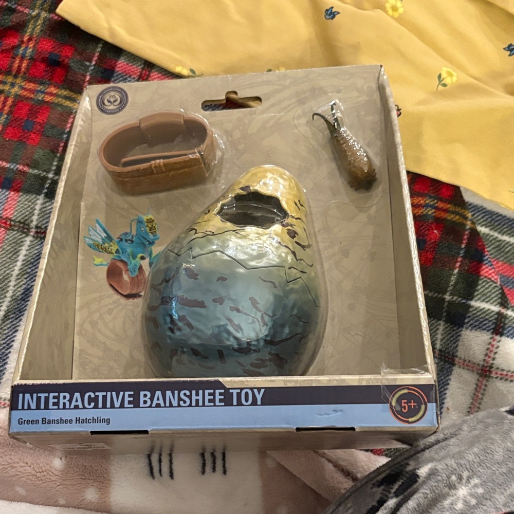 Disney Collectible Box with Blue and Tan Design